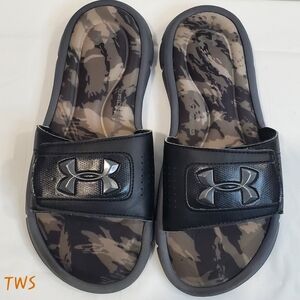Under Armour Black Slide‎ Sandals